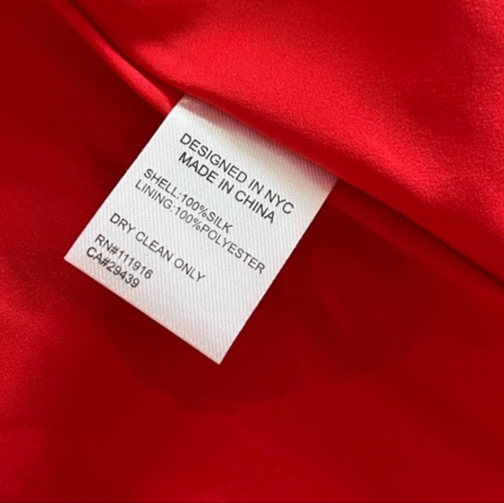 Anthropologie Red Floral Mini Dress - Picture 8 of 8
